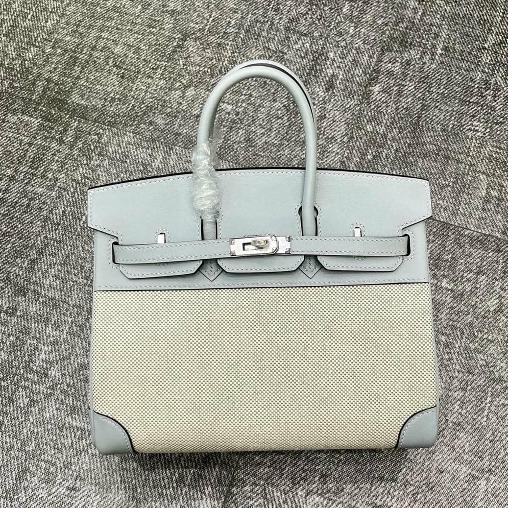 Birkin Canvas-Leather Mix-18
